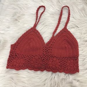 Crop knit top
